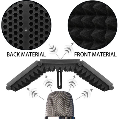 Profesionální zvukotěsný kryt rádiového mikrofonu ( 3 částí ), který se používá pro zpěv a nahrávání AI-4