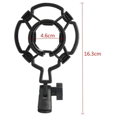 copy of Profesionální kovový držák pro Studiové mikrofony s antivibračním odpružením pro přesné nahrávání stříbrný