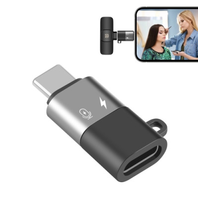 PULUZ PU657B 8pinový adaptér USB-C / Type-C OTG (černý)