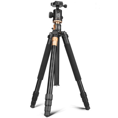 QZSD Q999H Fotografický stativ z hliníkové slitiny, nosnost 8kg + kulová hlava s odnímatelnou příčnou osou / monopod