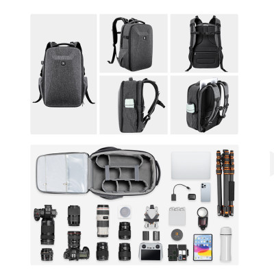 Fotobatoh K&F Concept KF13.134 V4 22l, sivý