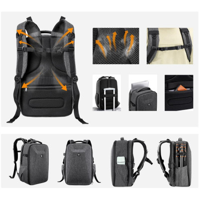 Fotobatoh K&F Concept KF13.134 V4 22l, sivý