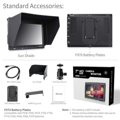 FEELWORLD FW759 7" náhľadový monitor pre fotoaparát