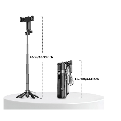 P15Mini Selfie Stick, Stativ, Stojan Na Telefon S Dálkovým Ovládáním, Přenosný Mini Stativ ro mobilní telefon