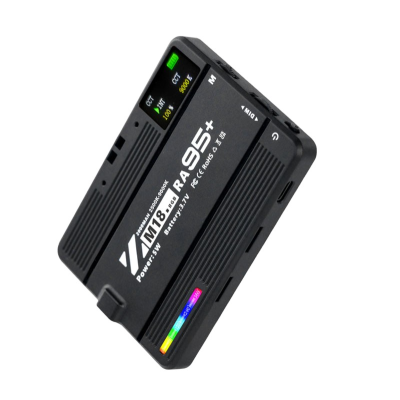 M18 RGB LED video svetlo Mini RGB, 5W, 3000 -9900K, 1500mah, pre kameru, telefón
