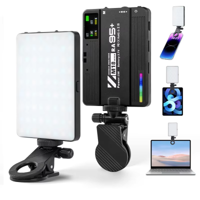M18 RGB LED Video Světlo Mini RGB, 3000 -9900K, 1500mah, pro fotoaparát, telefon