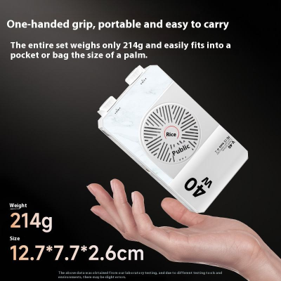 V-40 LED dvojfarebné mini svetlo 40 W, batéria 4400 mAh, pre fotoaparát, telefón