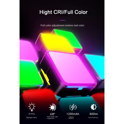 WL-R1 RGB Mobilní Mini LED světlo 5W