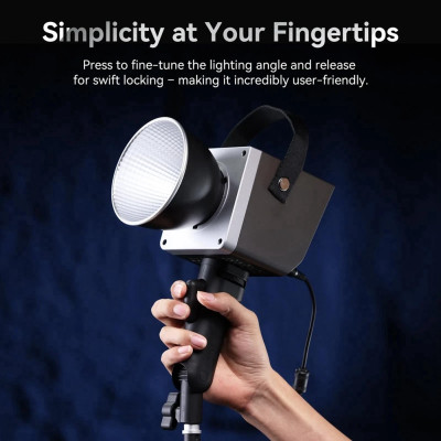 LA03 Adaptér ( rukoväť ) pre montáž na svetelný stojan s tlačidlom pre rýchlu montáž kompatibilný s s6922