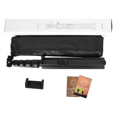 QZSD Zp100b Multifunkčný malý, ľahký držiak na telefón alebo fotoaparát, diaľkové ovládanie, statív, selfie tyč