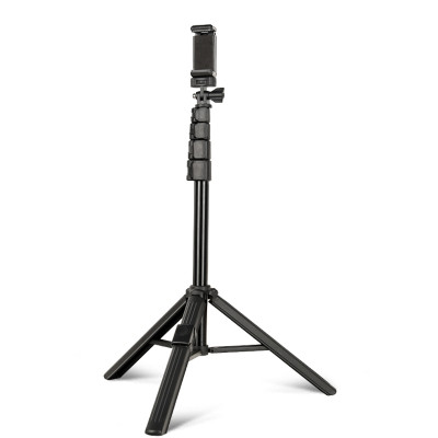 QZSD Zp100b Multifunkční malý, lehký držák telefonu nebo fotoaparátu, dálkové ovládání, stativ, selfie tyč