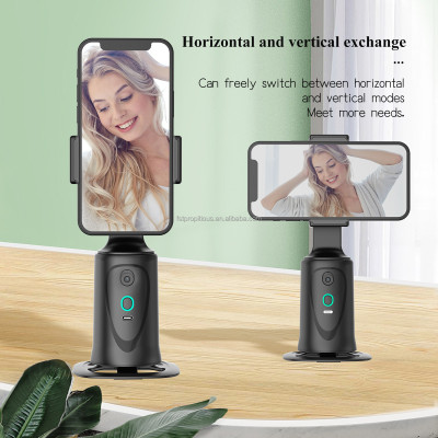 Q9 360 Stolný statív, inteligentný sledovací gimbal, stabilizátor na sledovanie tváre s rozpoznávaním AI