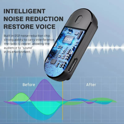 K83 - Sada 2 x bezdrátový mikrofon + přijímač s USB-C pro telefony, tablety