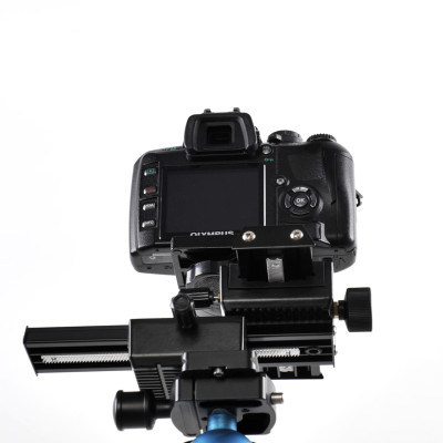 4cestný posuvník pro makro zaostřování / posuvník pro fotografování zblízka ( makrosáňky ) celokovový