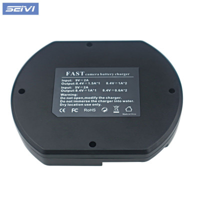 Nabíjacia stanica pre dve batérie NP-F, LCD displej, rýchle nabíjanie