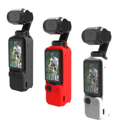 Silikónové ochranné puzdro pre akčné kamery DJI Osmo Pocket 3, čierne