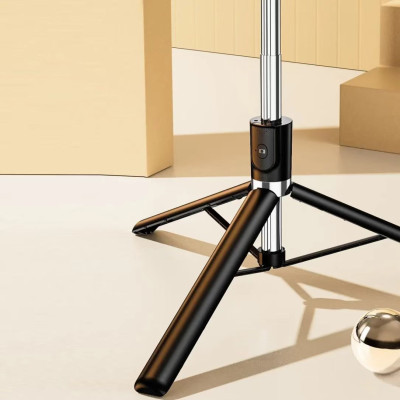 copy of Selfie tyč P180 mini, dálkové ovládání, výsuv až 180 cm, stativ pro telefony