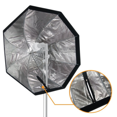 Dáždnik softbox 95 cm osemhranný