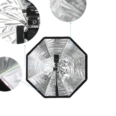Deštníkový softbox 120 cm osmihranný