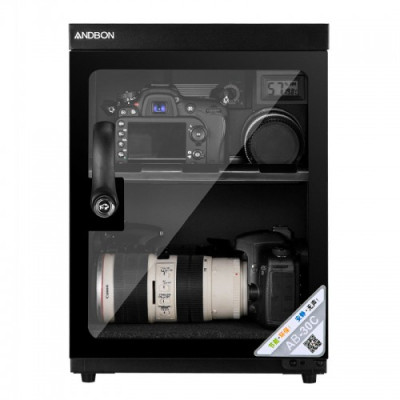 ANDBON AB-30C ( 28L ) Suchý kufor na uloženie fotoaparátov, objektívov. Udržuje nastavenú vlhkosť