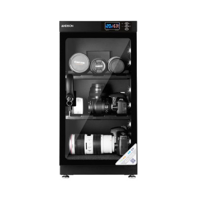 ANDBON AD-50S ( 50L ) Plne automatická suchá skriňa na skladovanie fotoaparátov, objektívov. Udržuje nastavenú vlhkosť