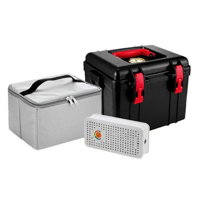 Andbon B-10 Malý suchý box, plastový, uzamykateľný + Mini odvlhčovač ANDBON N-200 + 9L kufor