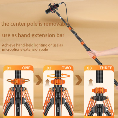 QZSD SL283C - Profesionální karbonový stativ na světla a příslušenství