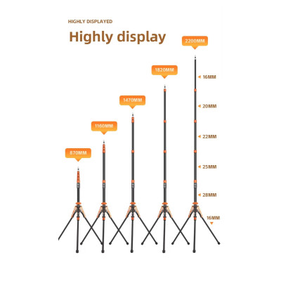 QZSD SL283C - Profesionální karbonový stativ na světla a příslušenství