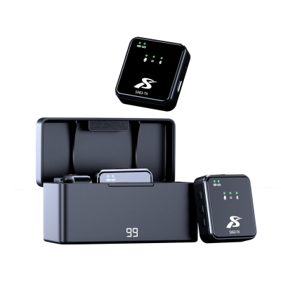 SX63 s USB-C - profesionálny kondenzátorový bezdrôtový klopový mikrofón pre telefón, fotoaparát