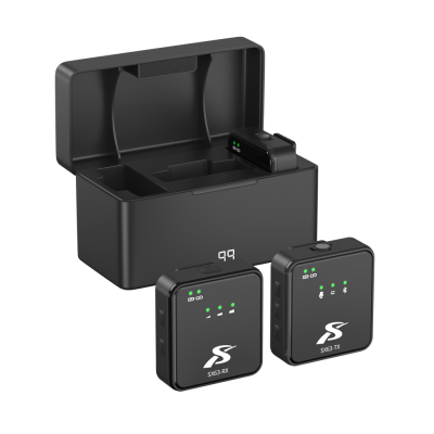 SX63 s USB-C - profesionálny kondenzátorový bezdrôtový klopový mikrofón pre telefón, fotoaparát