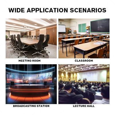 copy of UF01-Konferenční mikrofon ( Typ Husího krku ) Stolní kabelový kondenzátorový mikrofon