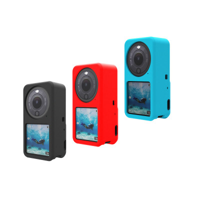 Silikónový modrý ochranný kryt pre DJI Action 2, akčnú kameru