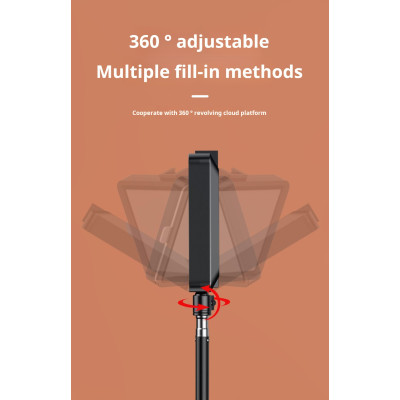 LS-210T Stojan na svetlo s mini guľovou hlavou a ramenom na telefón