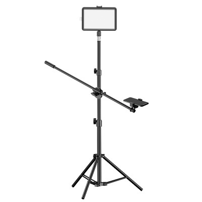 LS-210T Stojan na svetlo s mini guľovou hlavou a ramenom na telefón