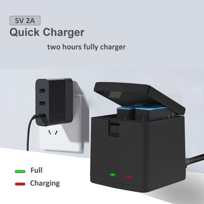 Bateriový box, nabíječka pro 3 akumulátory DJI Osmo Action