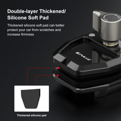 PULUZ Držiak na čelné sklo motocykla pre akčné kamery