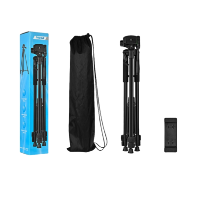 D-800H Statív + hlava pre mobilný telefón a fotoaparát, čierny 62 - 180 cm