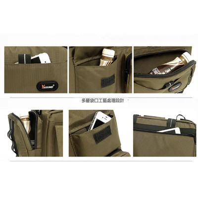 Brašna na foto příslušenství s popruhem přes rameno velká 52 x 26 x 25 cm, černá