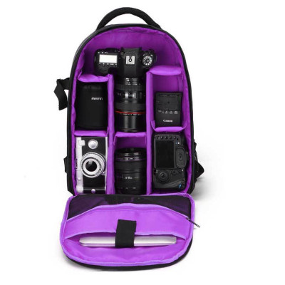 Multifunkční voděodolný batoh pro fotoaparát a další příslušenství, 30 x 19 x 43 cm
