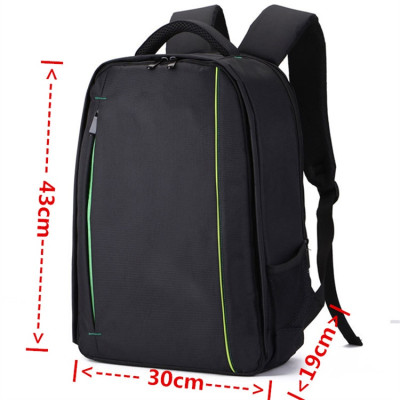 Multifunkčný vodotesný fialový batoh na fotoaparát a iné príslušenstvo, 30 x 19 x 43 cm