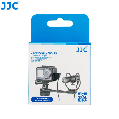 JJC AD-OA1  Adaptér 3,5 mm/USB-C pro kamery DJI Osmo Action