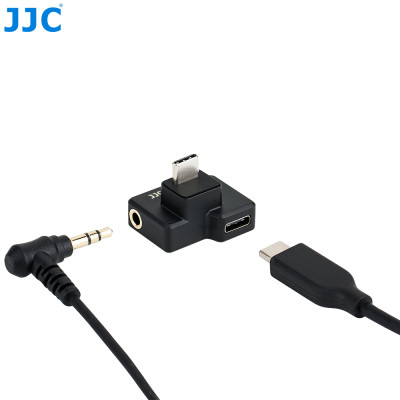 JJC AD-OA1 3,5 mm/USB-C adaptér pre akčné kamery DJI Osmo