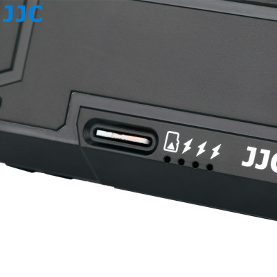 Trojitá nabíjačka batérií JJC s funkciou čítačky kariet Micro SD / TF, pre GoPro Hero 7, 6, 5 Black