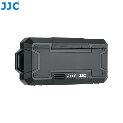 JJC Trojitá nabíječka baterií s funkcí čtečky karet Micro SD / TF, pro GoPro Hero 7, 6, 5 Black