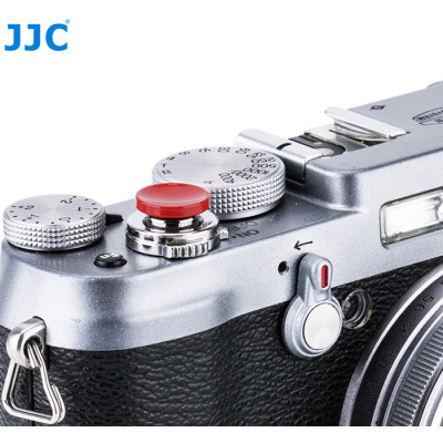 JJC SRB-C11DR  šroubovací uvolňovací tlačítko spouště, tmavě červené