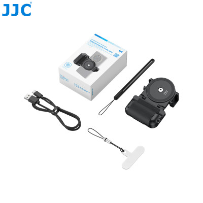 JJC MSG-U1 BLACK - Bezdrôtový diaľkový držiak telefónu, čierny, Phone Grip