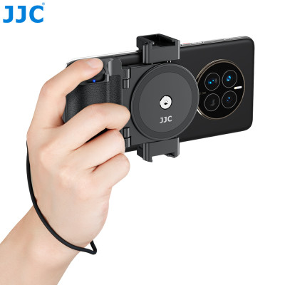 JJC MSG-U1 BLACK - Bezdrôtový diaľkový držiak telefónu, čierny, Phone Grip