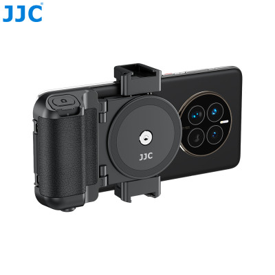 JJC MSG-U1 BLACK - Bezdrôtový diaľkový držiak telefónu, čierny, Phone Grip