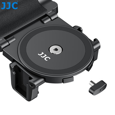 JJC MSG-U1 BLACK - Bezdrôtový diaľkový držiak telefónu, čierny, Phone Grip