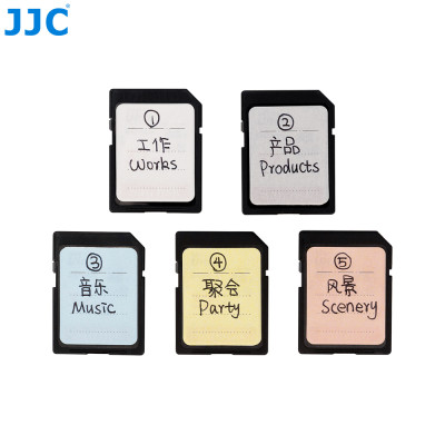 JJC - Samolepky na paměťové karty, 120ks